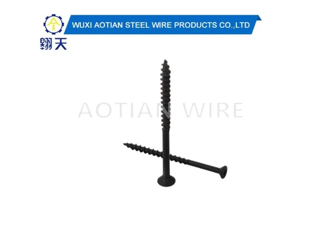 Tornillo para paneles de yeso de acero al carbono.