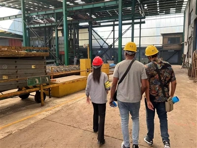 La empresa cooperativa de Nubia vino a visitar nuestra empresa.