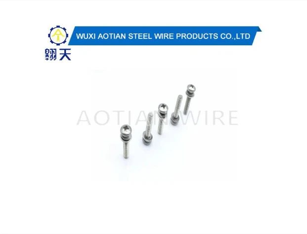 Tornillo para máquina de cabeza plana.