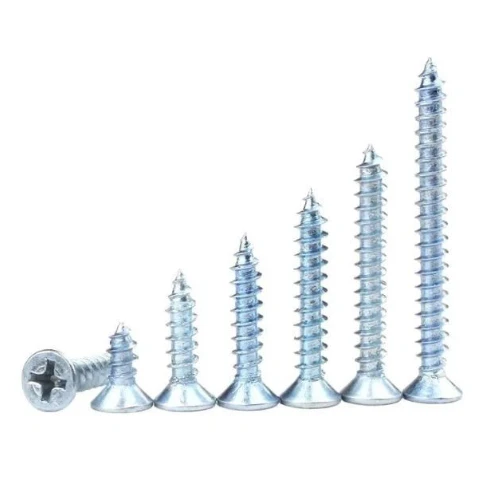 Blue White Zinc Coated Screw.