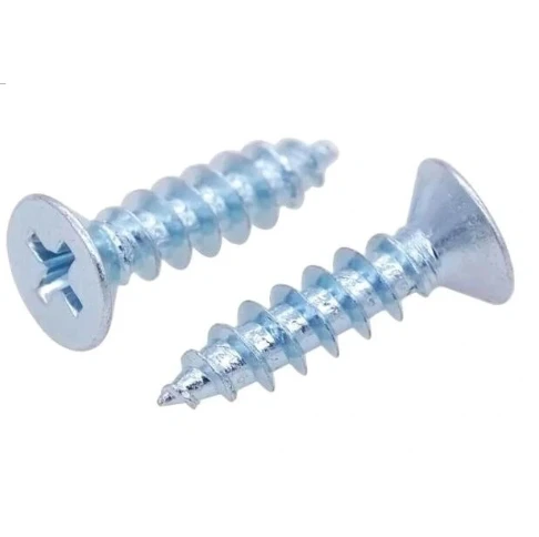 Blue White Zinc Coated Screw.