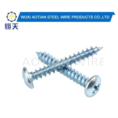 Tornillo autorroscante zincado.